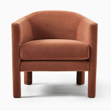 Isabella Upholstered Chair, Poly, Astor Velvet, Iron - Image 2