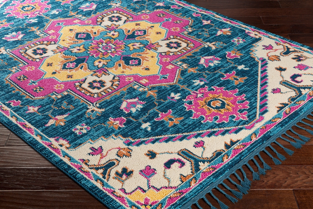 Love Blue Indoor 9'2" x 12'2" Machine Woven Rug - Image 5
