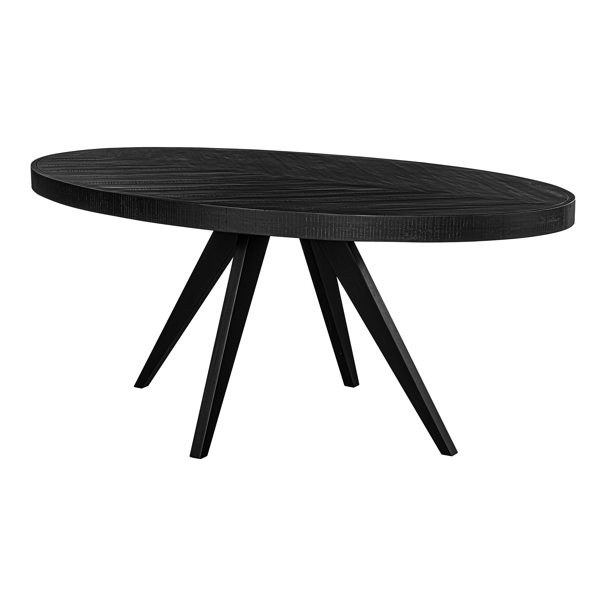 Parq Oval Dining Table Black - Image 1