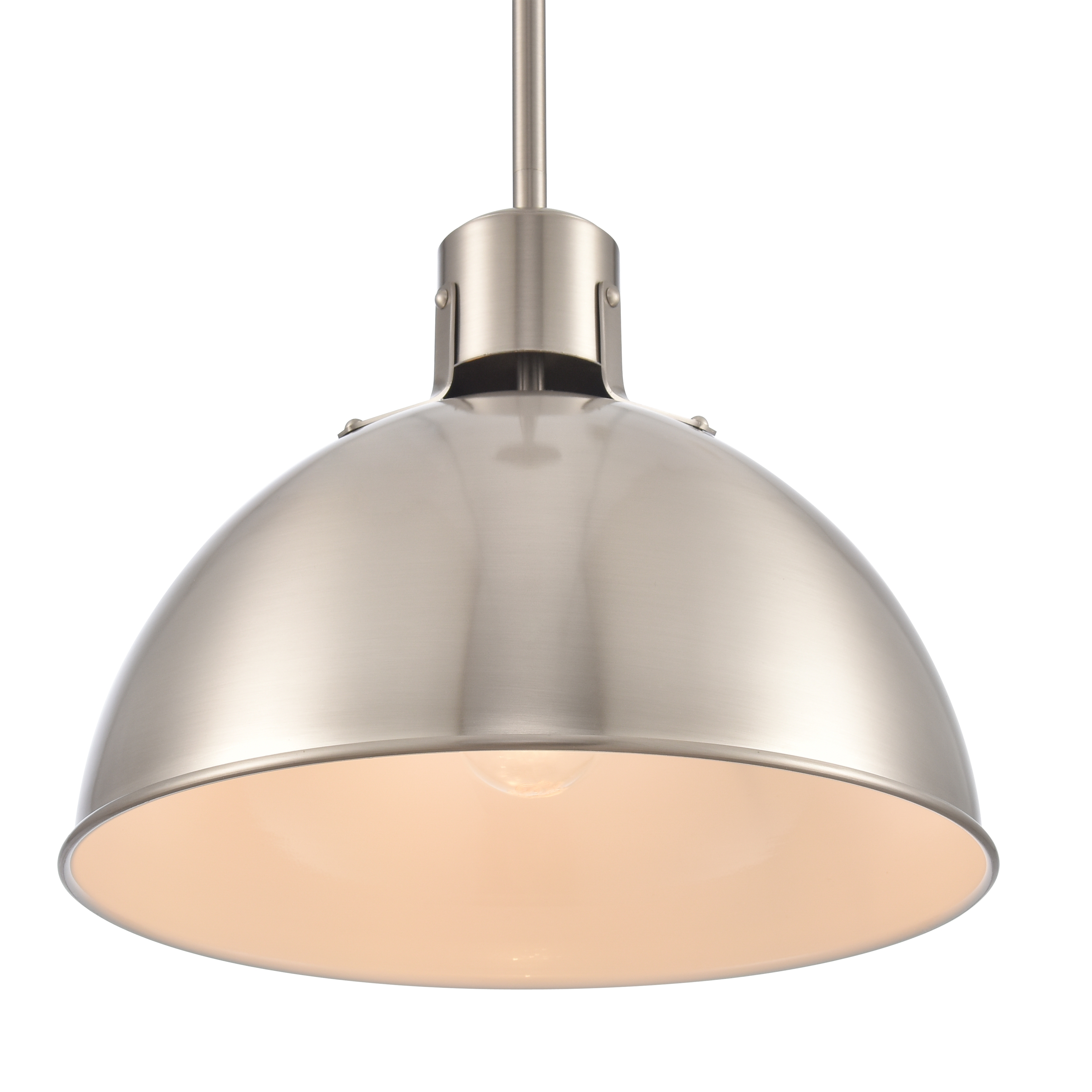 Zayne 12'' Wide 1-Light Pendant - Brushed Nickel - Image 3