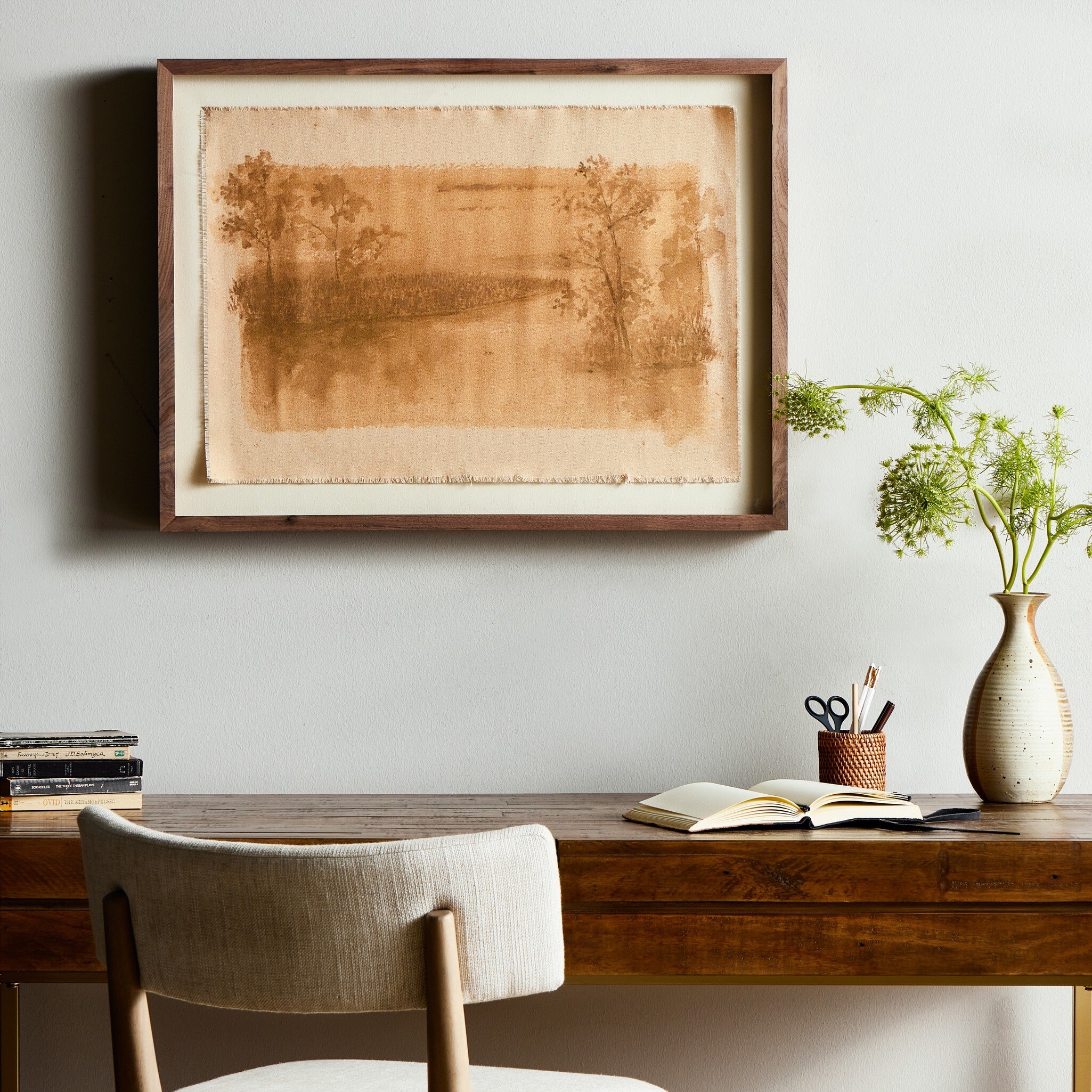 Daughters Of The Water IX by Aileen Fitzgerald - Rustic 2.5 Walnut - Image 6