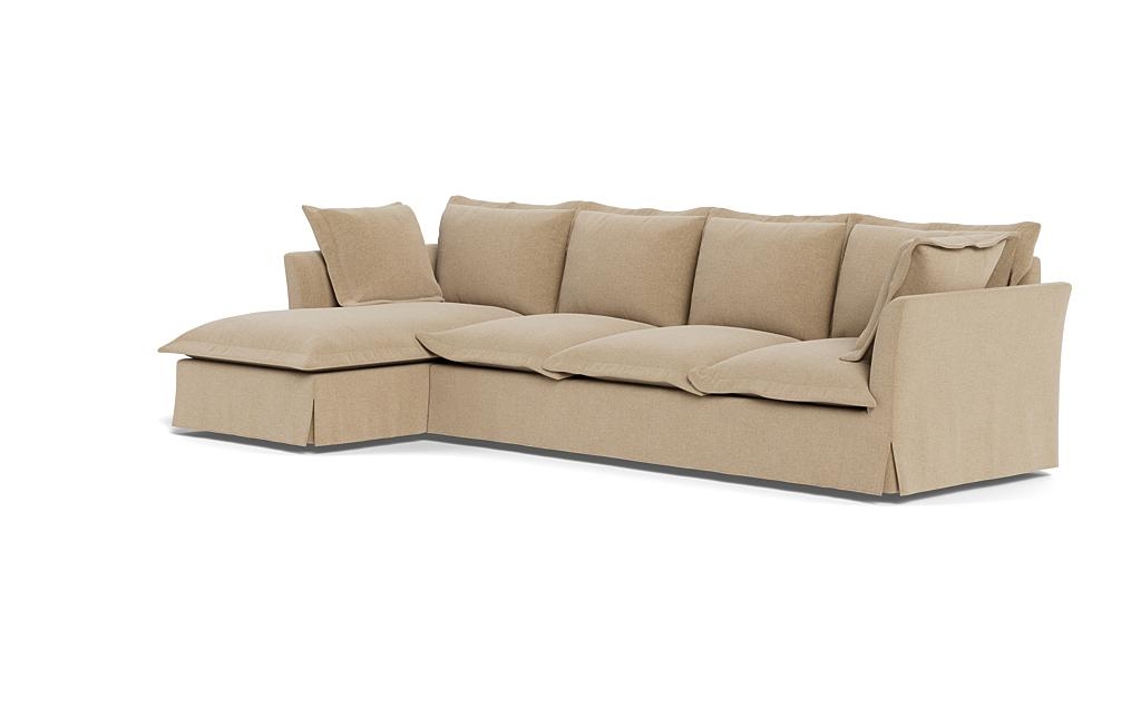 Skylar Slipcovered 4-Seat Left Chaise Sectional - Image 2