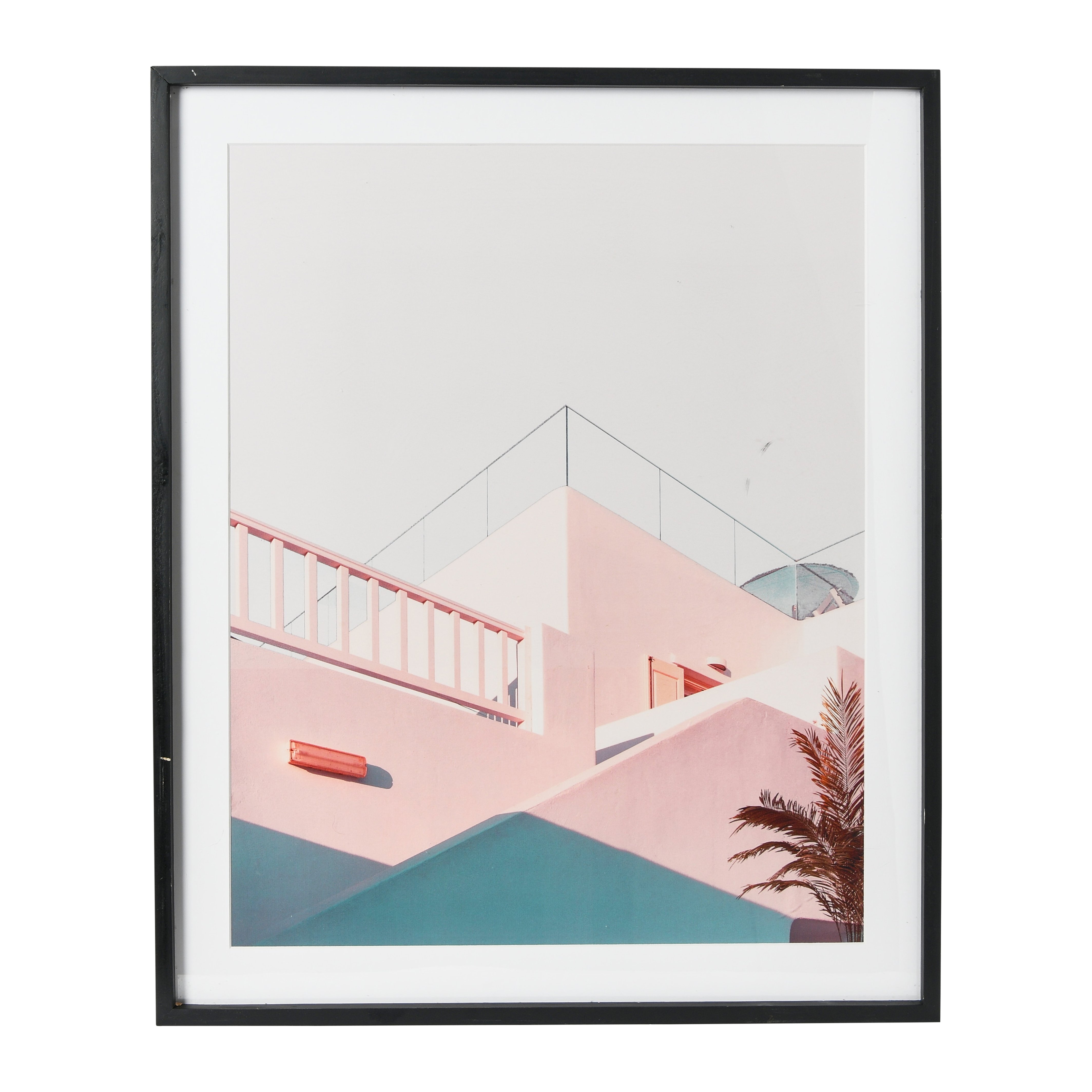 Beachy Architecture, Framed Art Print, 25" x 30" - Image 0