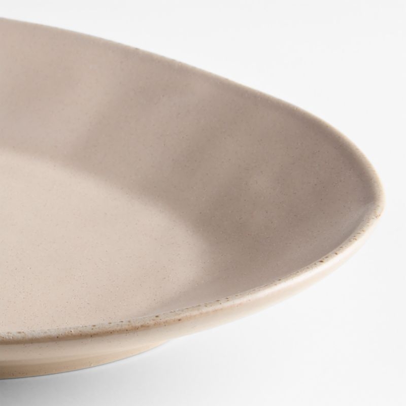 Marin Sand Small Oval Stoneware Platter - Image 3