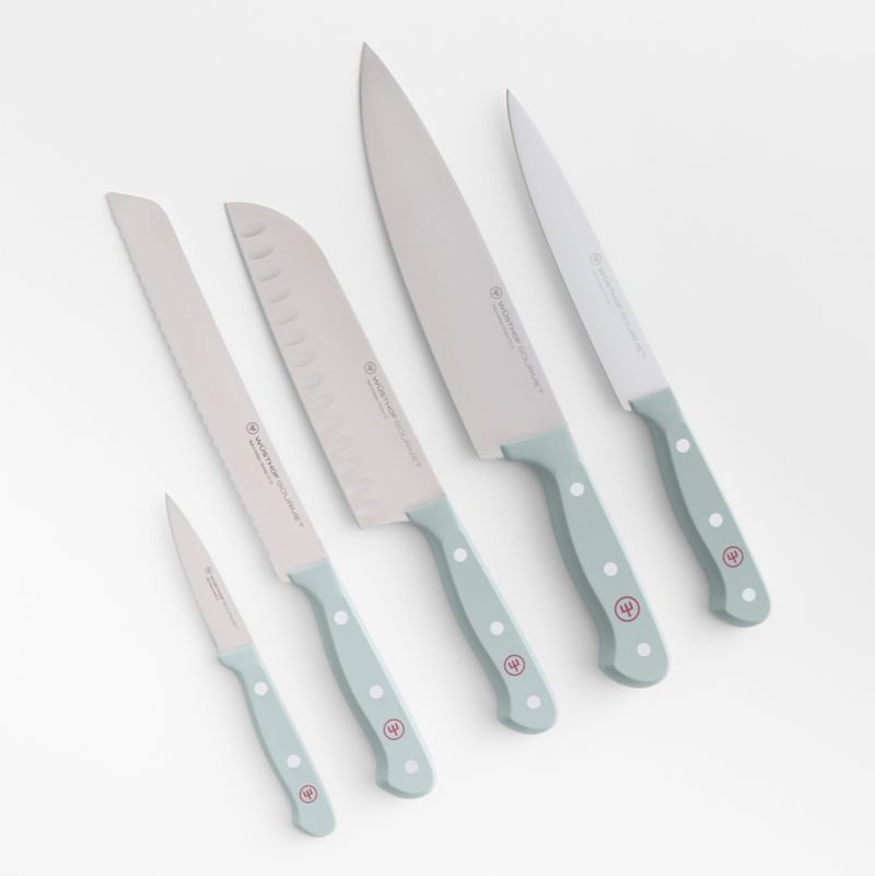 Wusthof ® Gourmet Blue 7-Piece In-Drawer Knife Set - Image 1