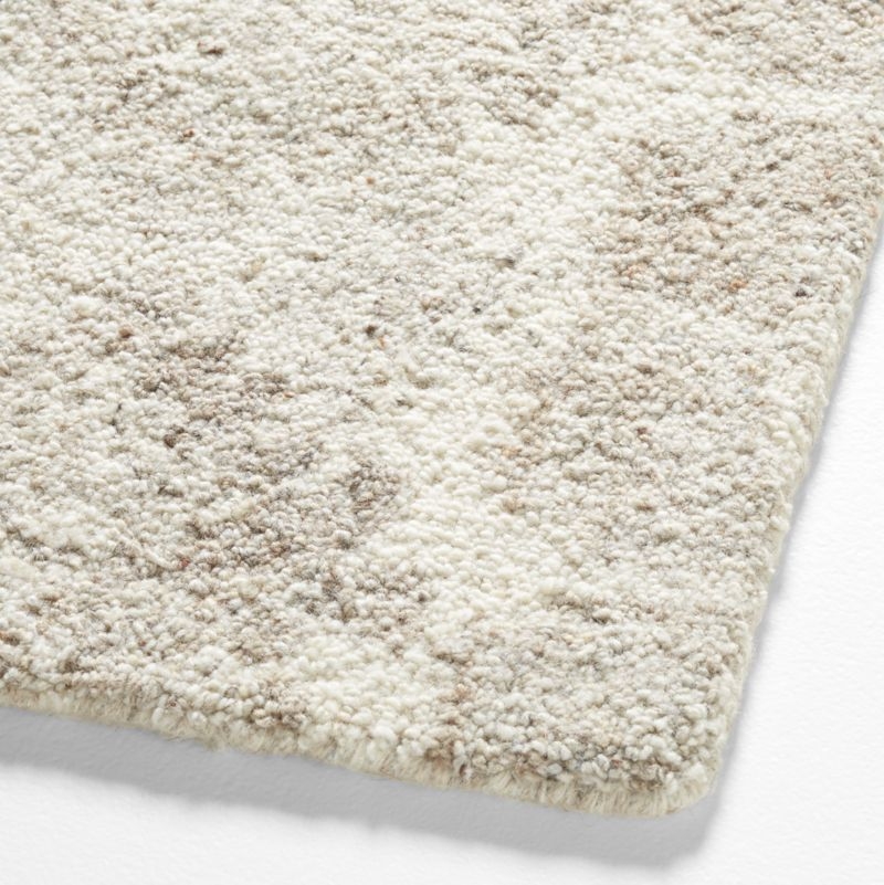 Alvarez Wool Hand-Tufted Ivory Area Rug 6'x9' - Image 2