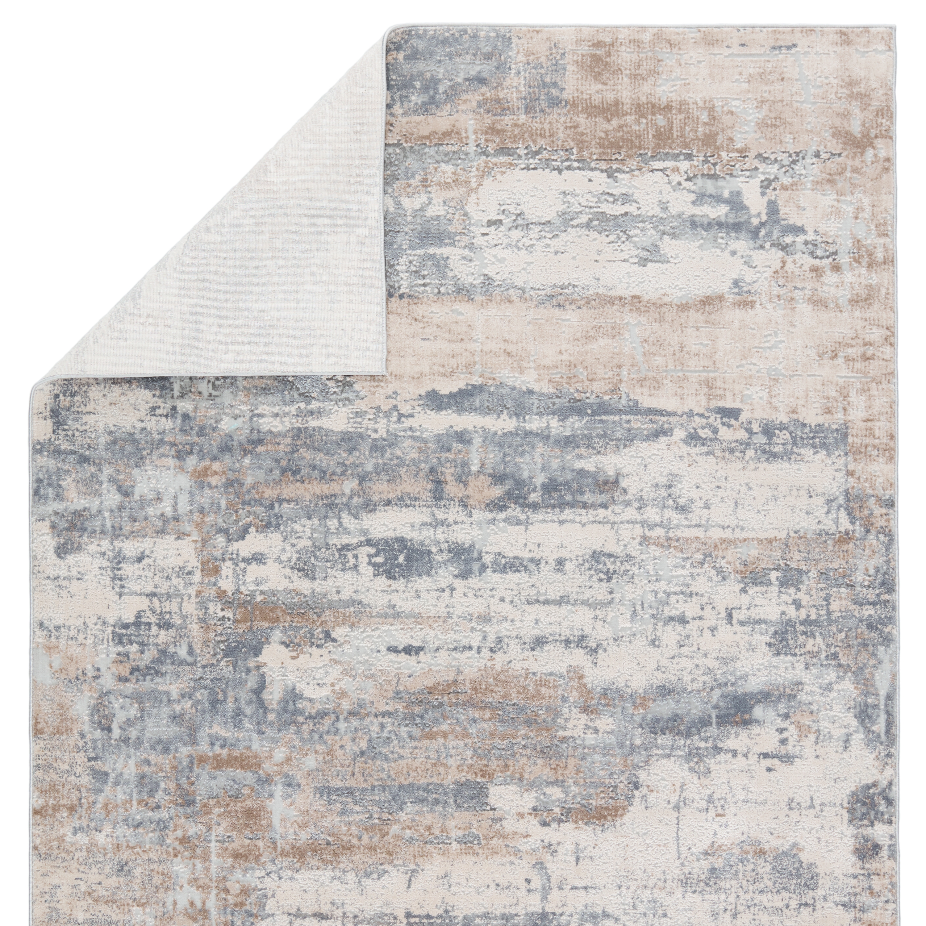 Soltani Abstract Light Tan/ Gray Area Rug (10'X14') - Image 2