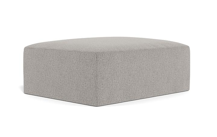 Simon Slipcovered Rectangular Ottoman - Image 1