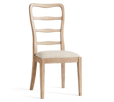 Ashford Side Dining Chair, Lancaster Pine Frame &amp; Erin Linen Oatmeal Seat - Image 0
