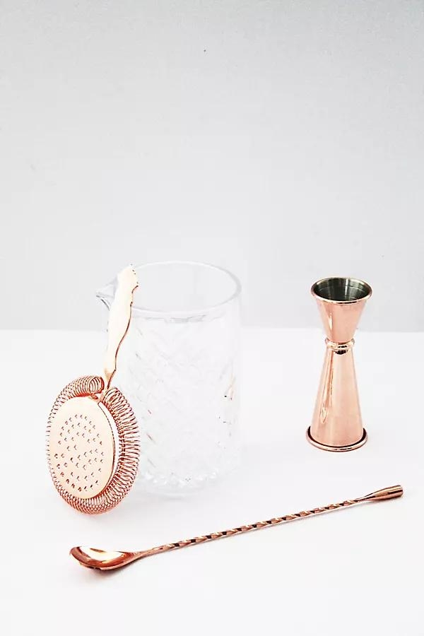 Vintage Inspired Glass Bar Set - Image 0