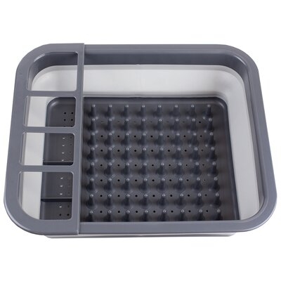 Faron Silicone Collapsible Countertop Dish Rack - Image 0