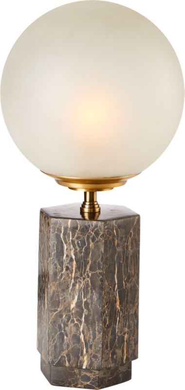 Charade Marble Globe Table Lamp - Image 3