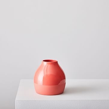 Bright Cermicist Vase, Bud, Bright Red - Image 0