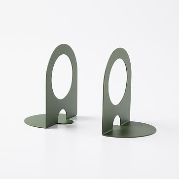 Perry Book Ends, Flax - Image 3