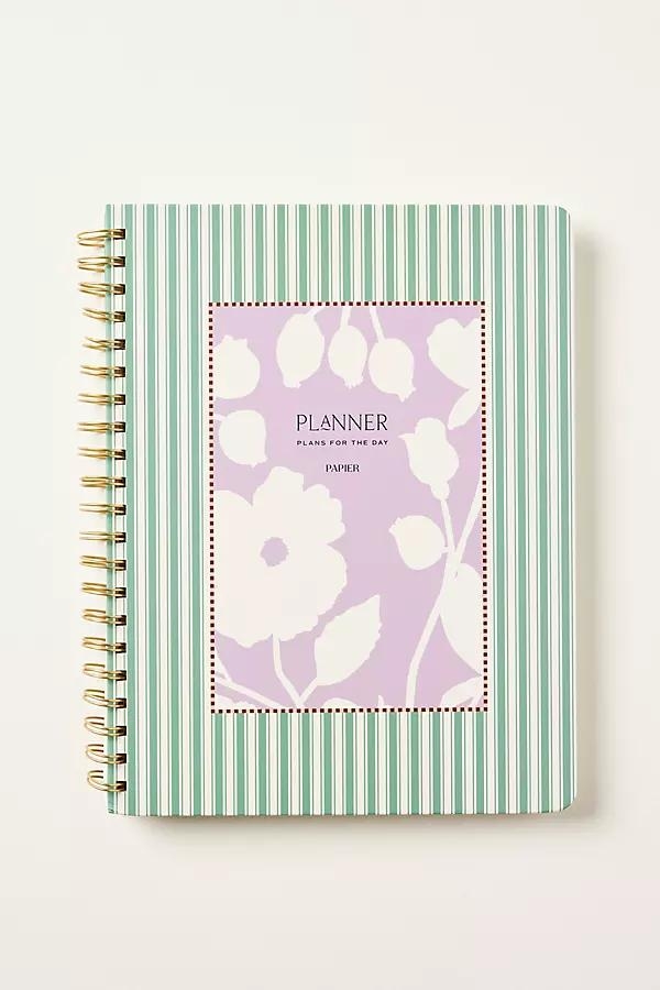 Anthropologie x Papier Spiral Lined Daily Planner - Image 0