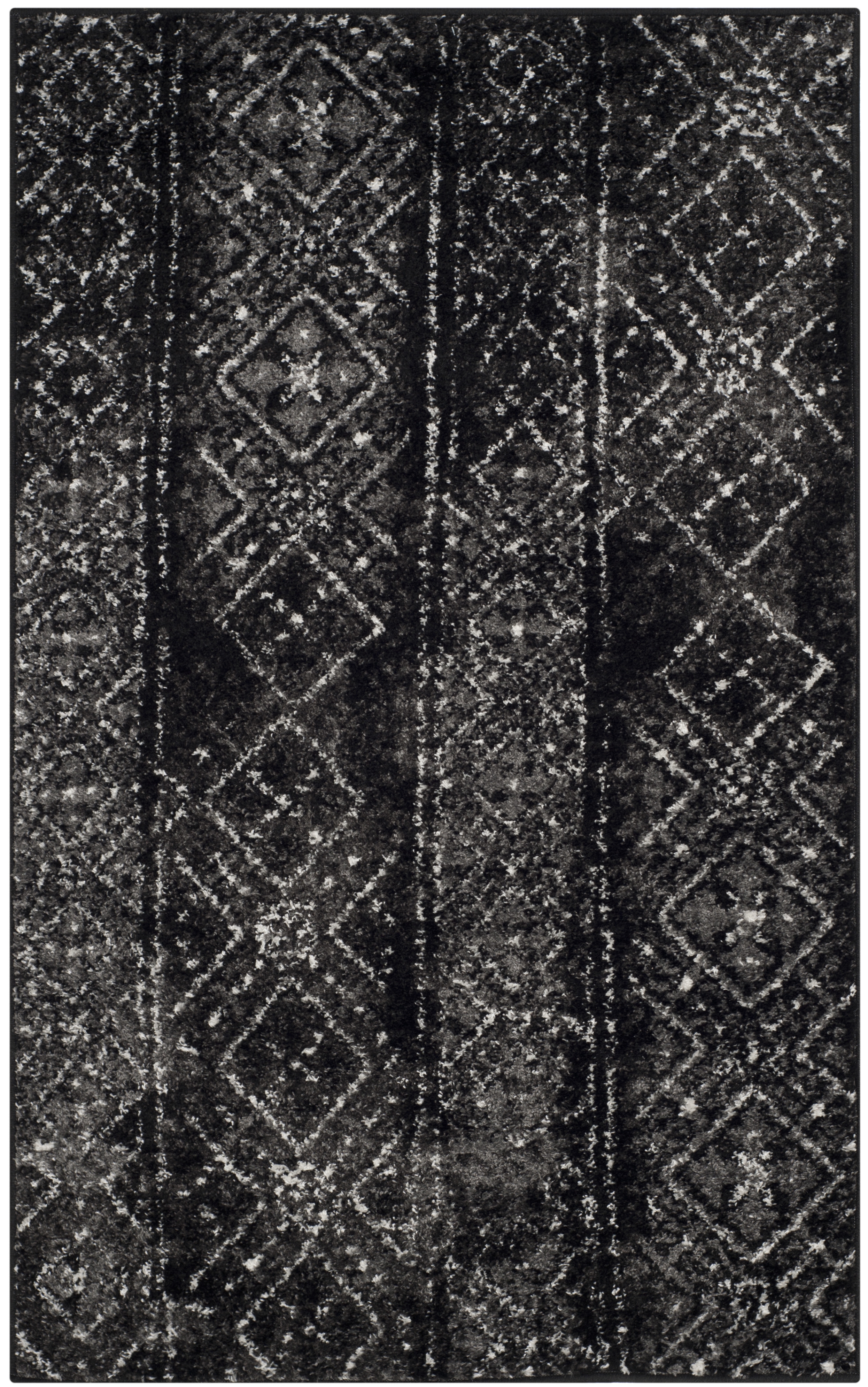 Safavieh Woven Area Rug, ADR111C, Black/Silver,  3' X 5' - Image 0