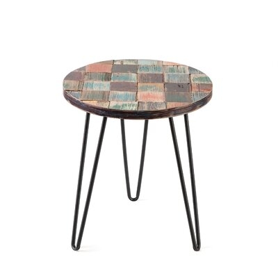Parkman End Table With Hairpin Table Legs, 18" X 18" X 20" Heigh, Square Round - Image 0