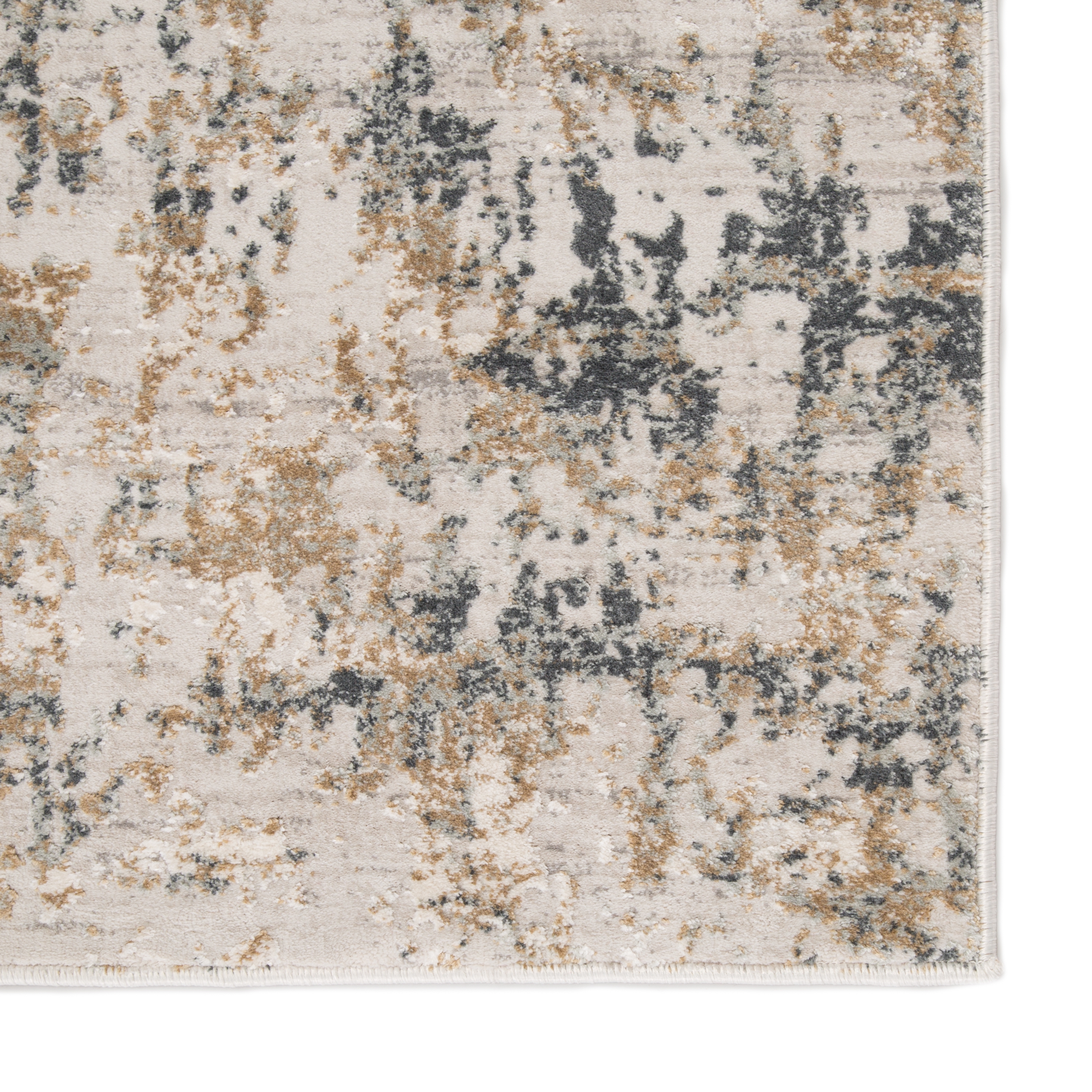 Arvo Abstract White/ Dark Gray Area Rug (12'X15') - Image 3