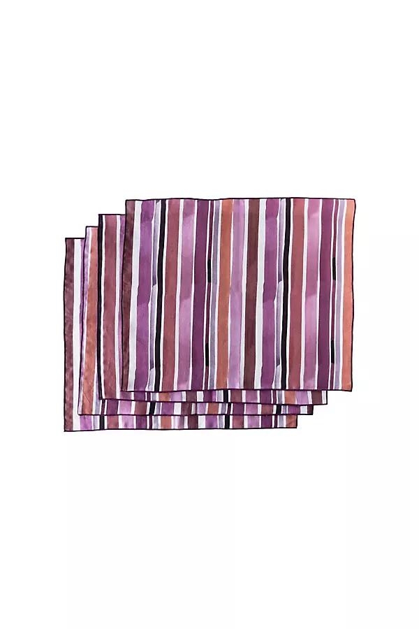 Goldie Home Lisbon Striped Placemats, Set of 4 - Image 0
