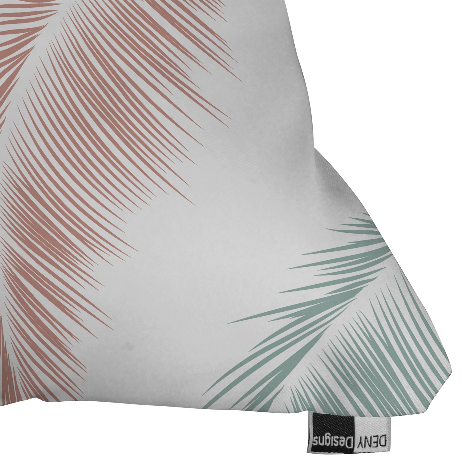 Tropical Palm Leaves V2 by Kelly Haines - Indoor Throw Pillow 20" x 20" Cover Only - Image 2