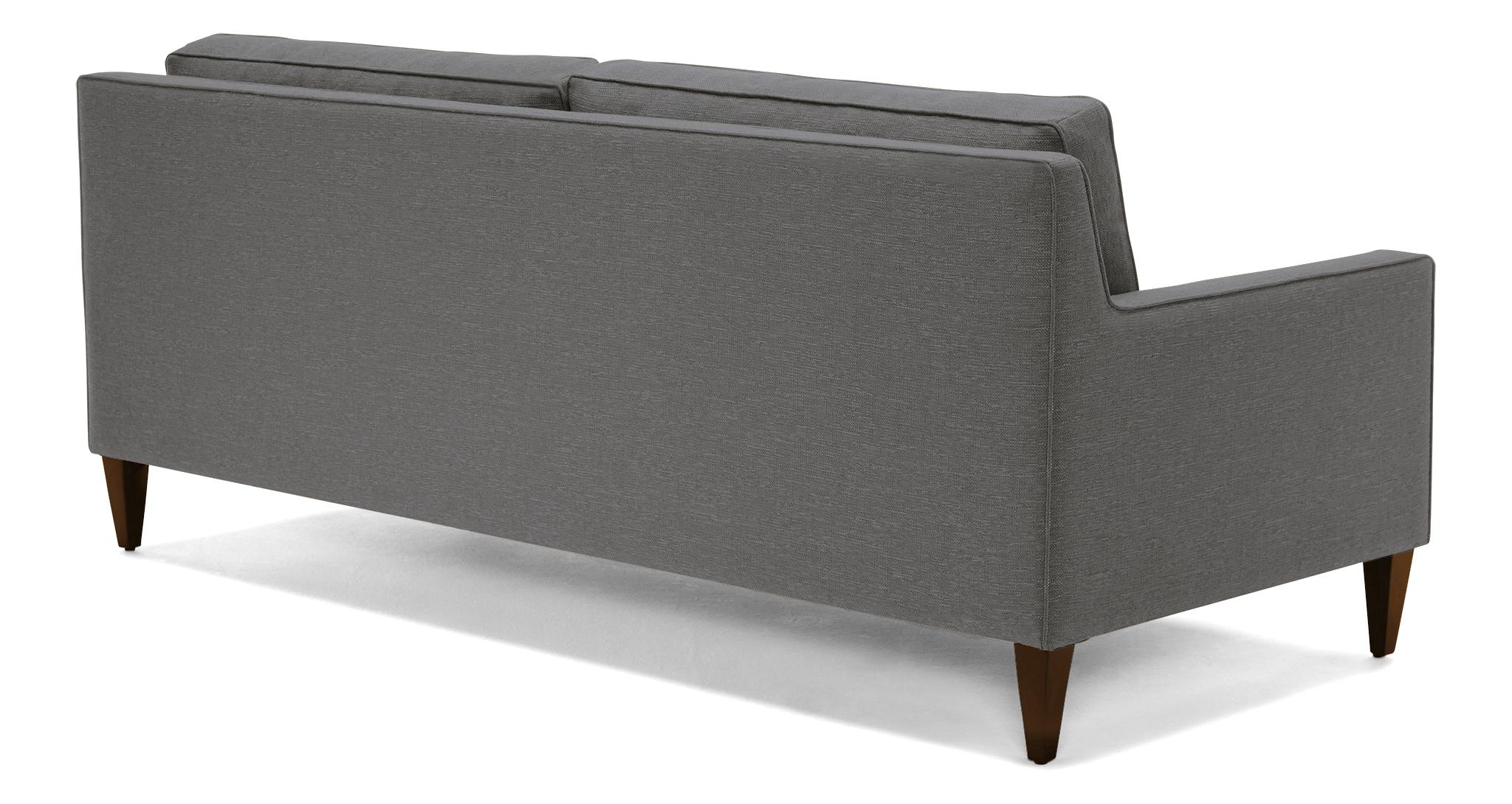 Gray Levi Mid Century Modern Sofa - Essence Ash - Mocha - Image 3