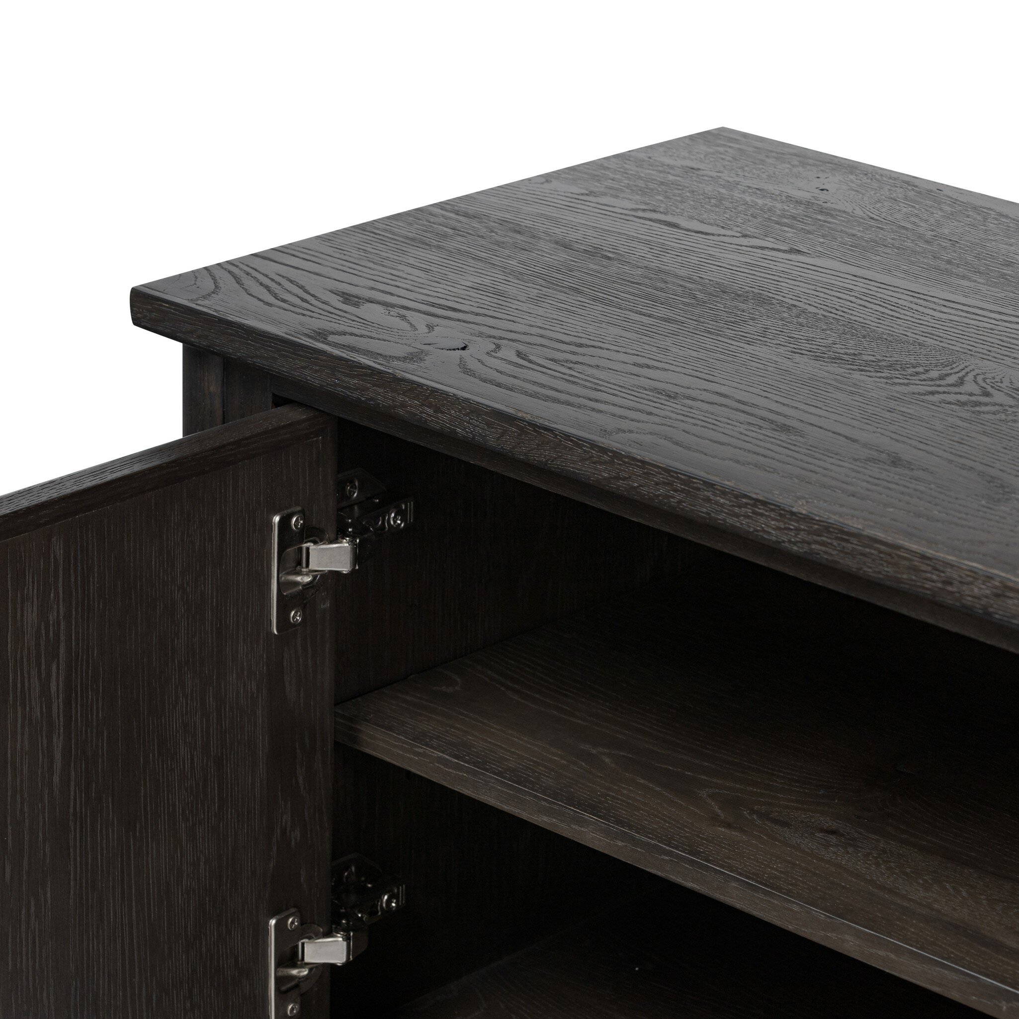 Bari Sideboard - Cracked Smoked Black Veneer by Amber Lewis x Four Hands - Image 10