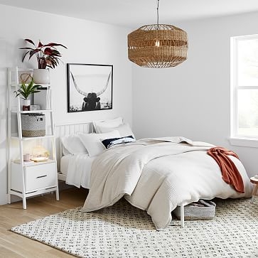 Durham Metal Bed, Full, White - Image 1