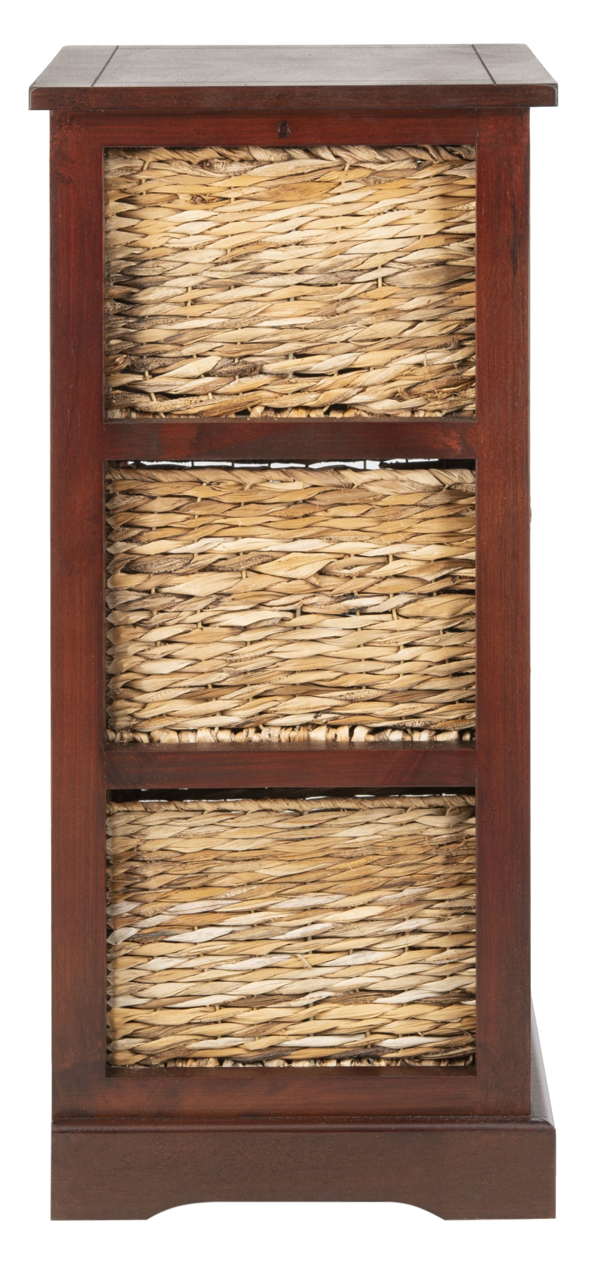 Halle Storage Side Table - Cherry - Safavieh - Image 5