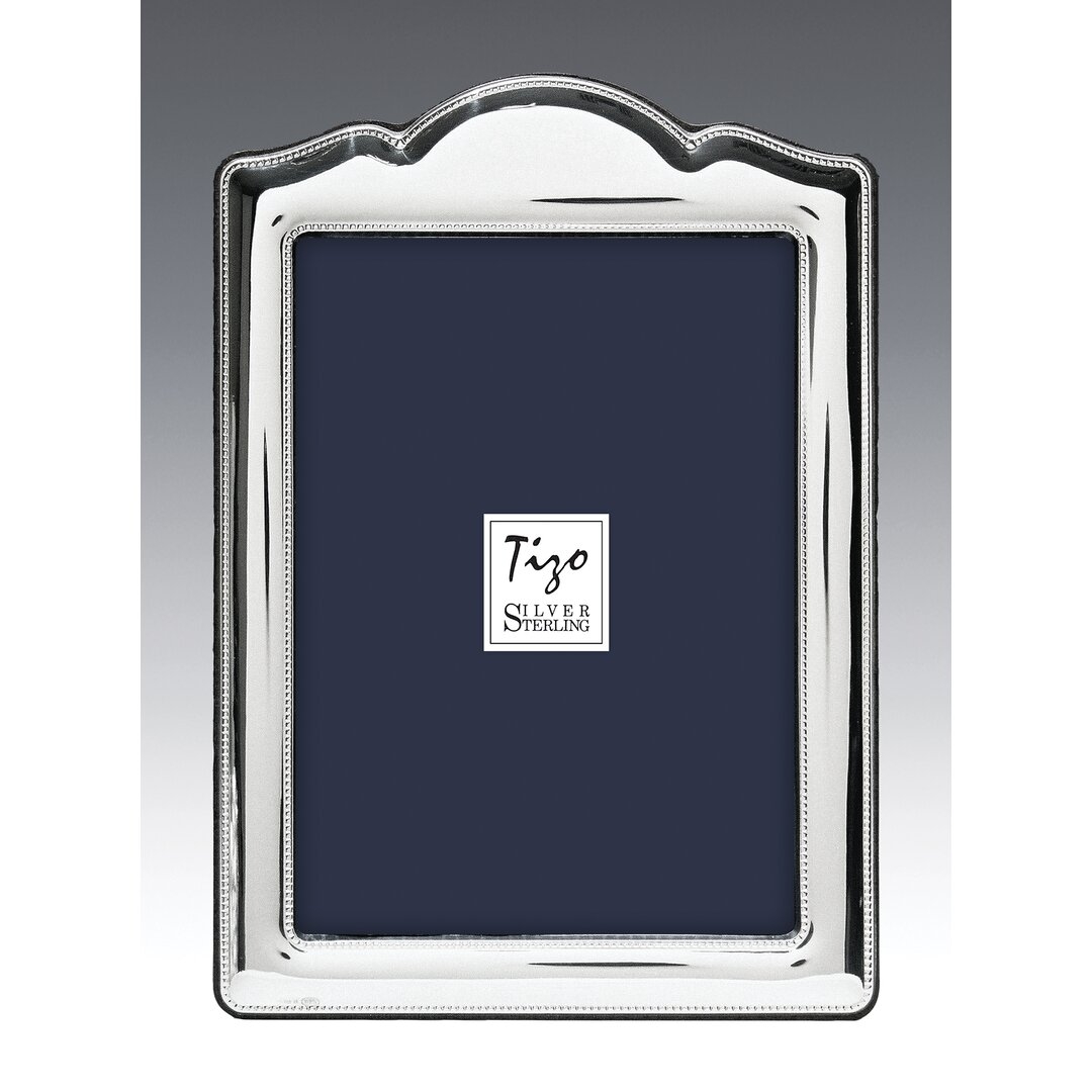 Tizo Arched Bead Sterling Picture Frame - Image 0