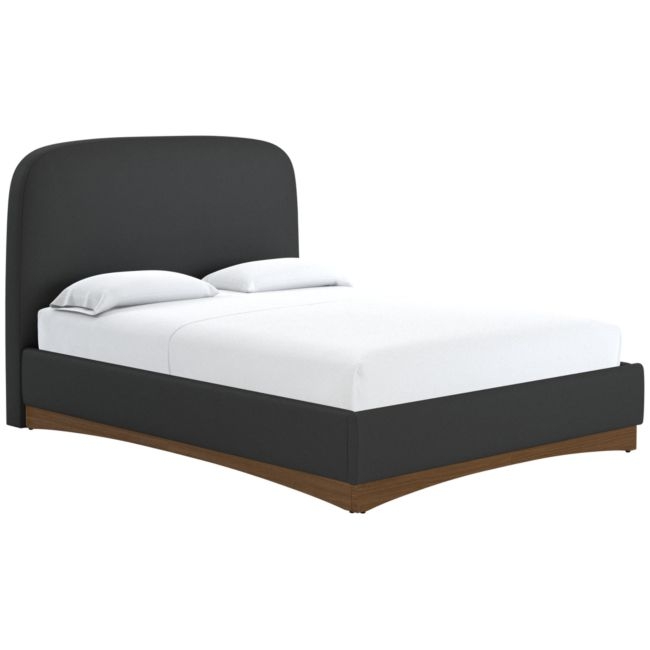 Auburn Queen Bed Kanvas Ebony - Image 0