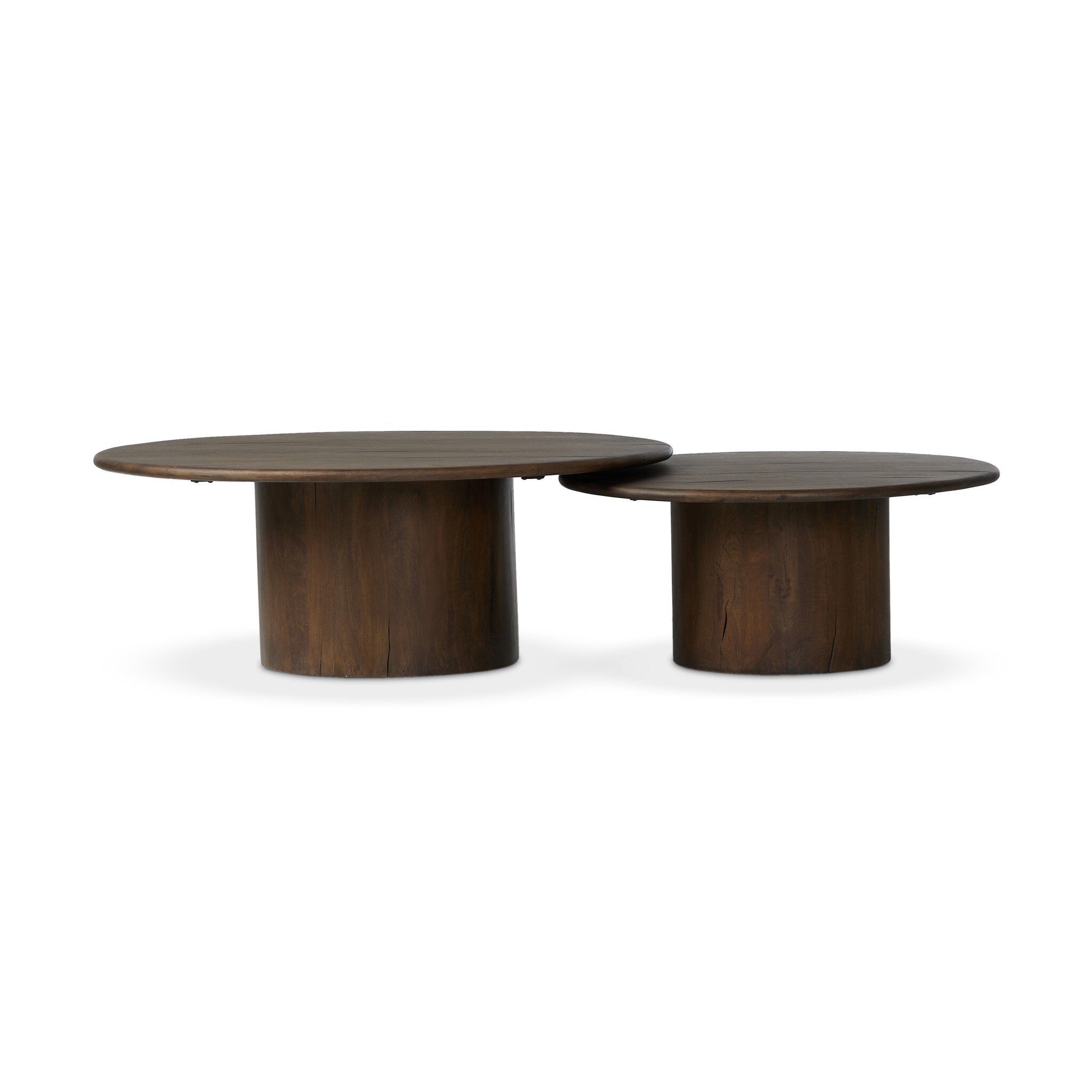 Stuart Nesting Coffee Tables - Aged Belgium Bleach - Image 0