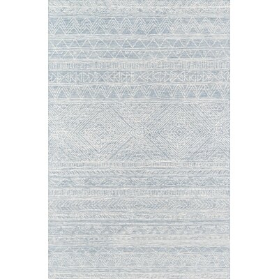 Vanhorn Handmade Wool Light Blue Rug - Image 0