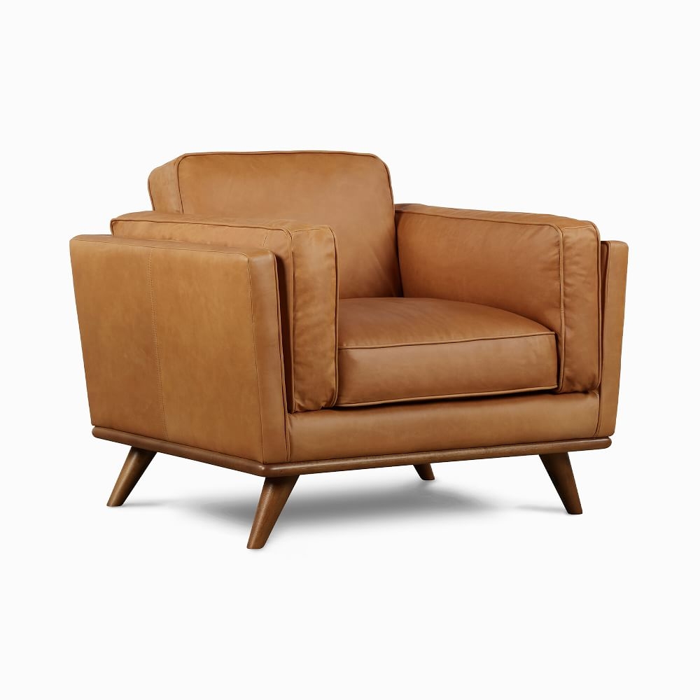 Zander Chair Tan Charme Leather Almond - Image 0