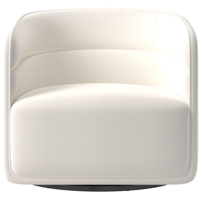 Sai Coverlet Snow Swivel Chair - Image 0