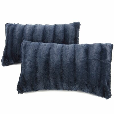 Swampscott Faux Fur Lumbar Pillow - Image 0