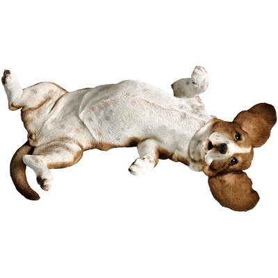 Balic Playful Basset Hound Sculpture - Image 0