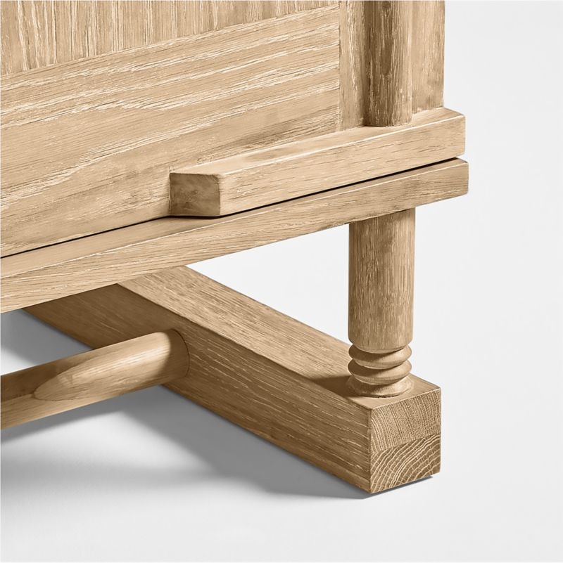 Le Panneau Oak Wood Storage Cabinet by Athena Calderone - Image 6