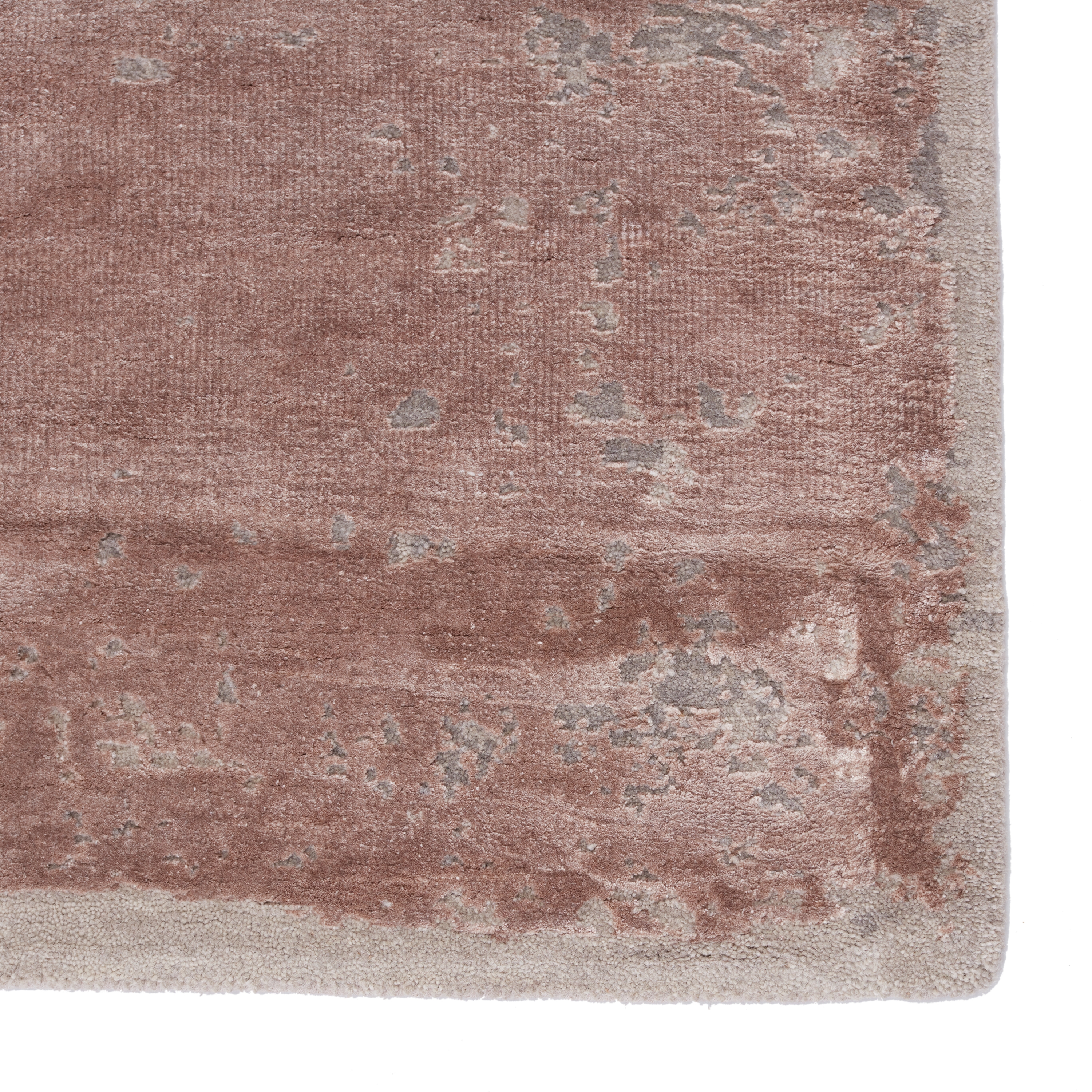 Olga Hand-Knotted Abstract Taupe/ Gray Area Rug (10'X14') - Image 3