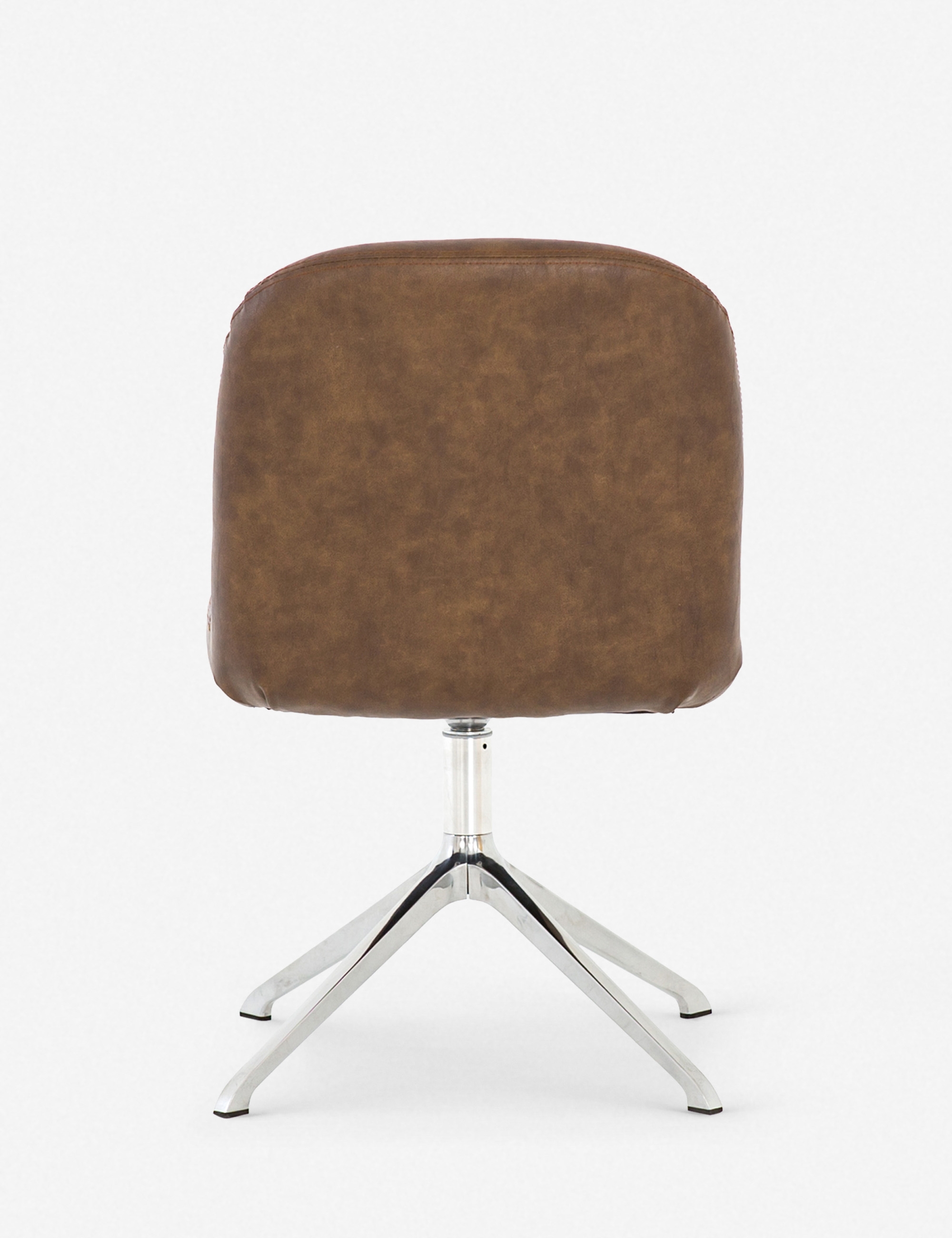 Aysel Desk Chair, Distressed Brown - Image 4