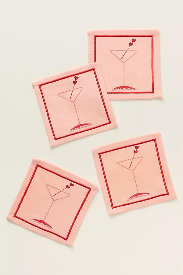 Be My Valentini Cocktail Napkins, Set of 4 - Image 0