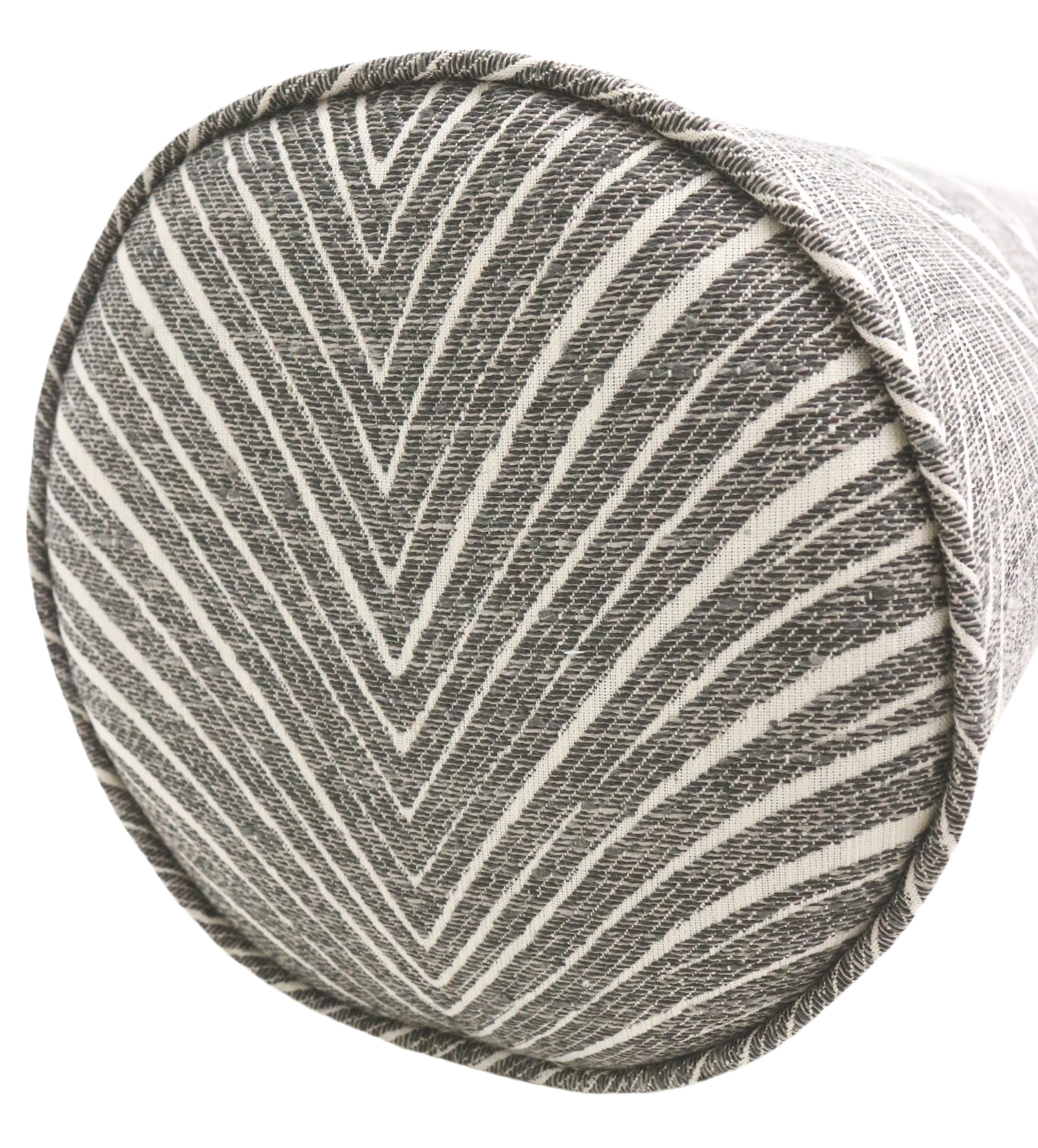 THE BOLSTER :: MUSGROVE CHENILLE // CHARCOAL - BY THE YARD - Image 3