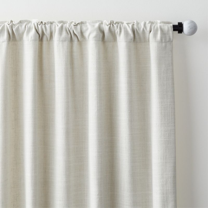 Ashbery Ivory Window Curtain Panel 52"x96" - Image 3