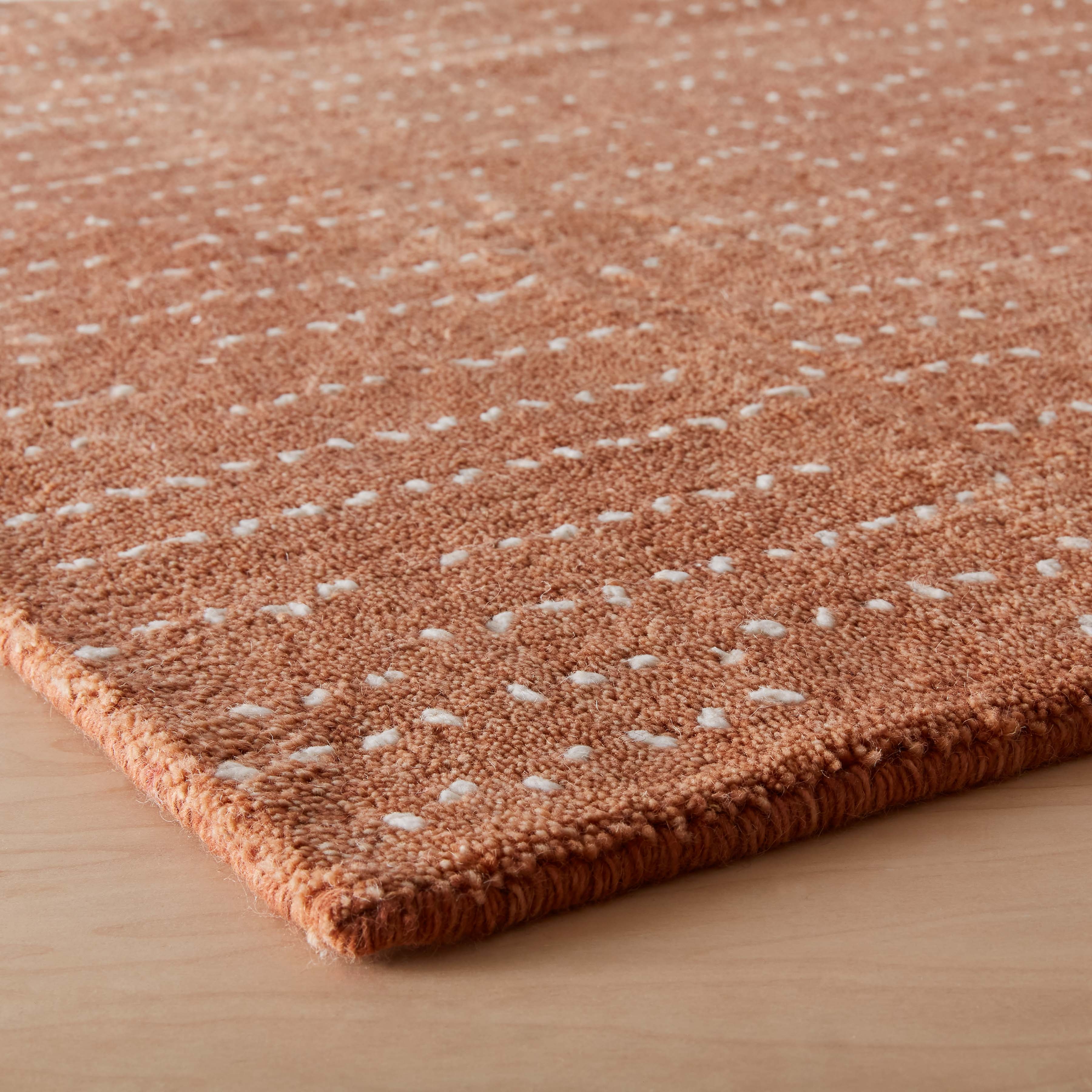 The Citizenry Atashi Hand-Knotted Accent Rug | 3' x 5' | Rust - Image 5