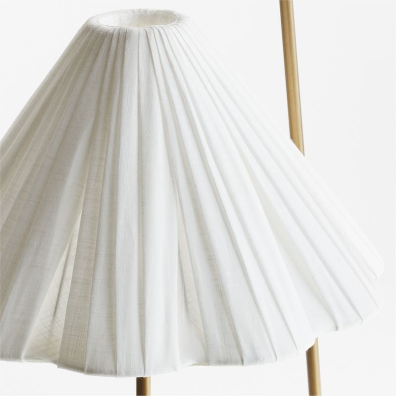 Alva Brass Metal 3-Light Floor Lamp 71" - Image 2