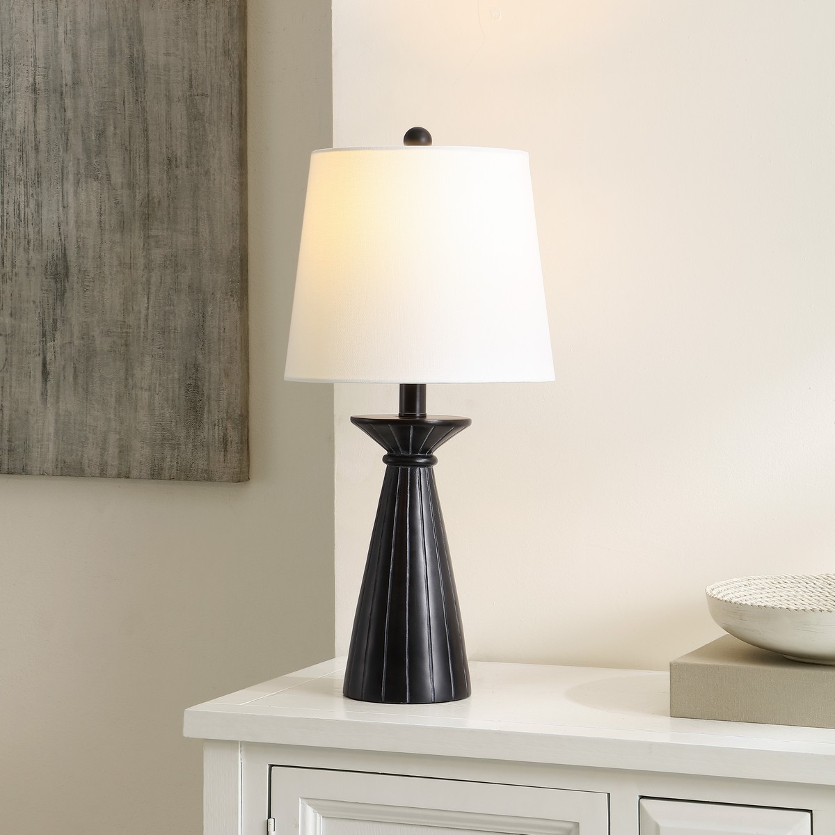 Raye 20.5 Inch Table Lamp - Black - Image 2
