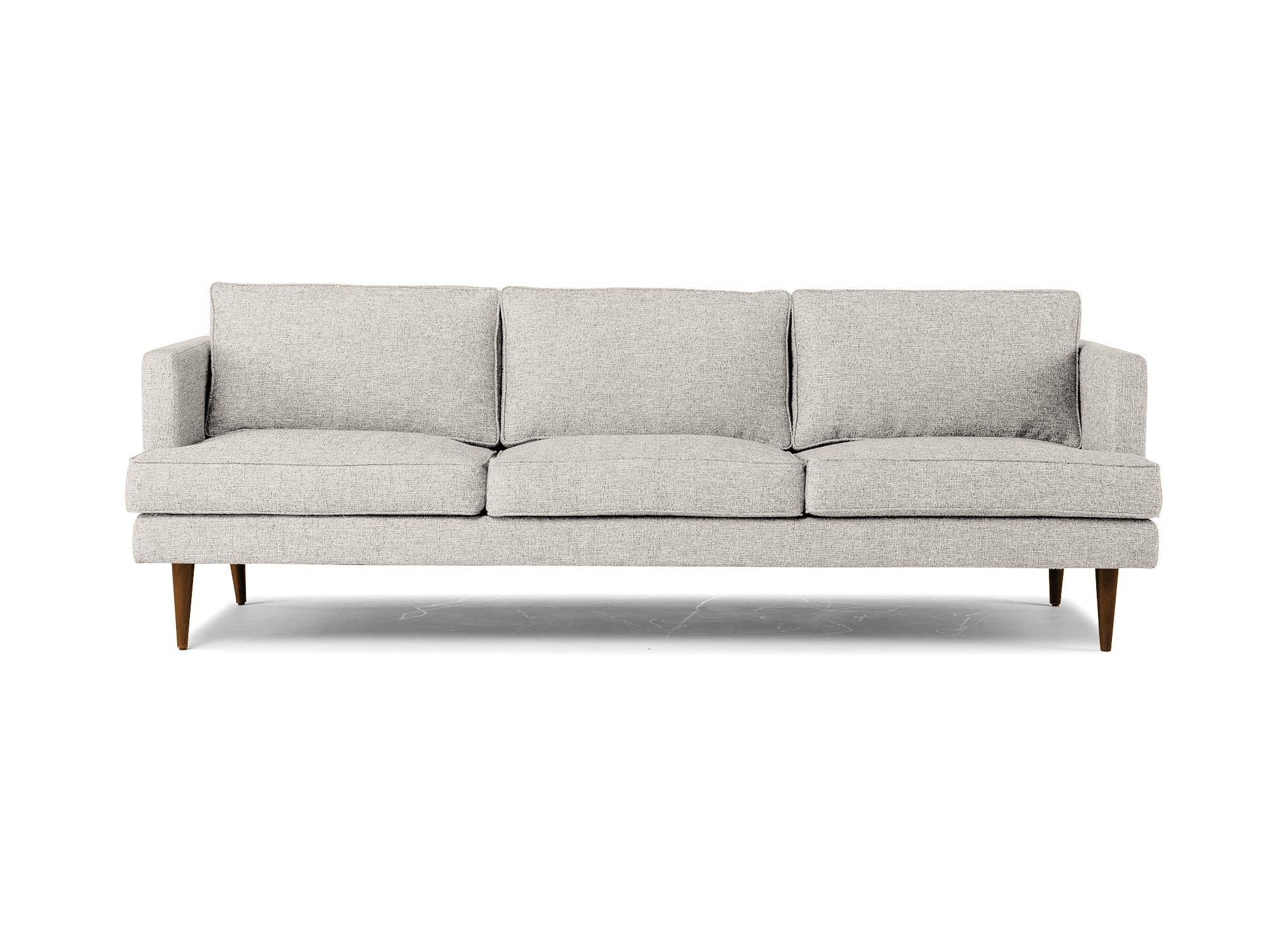 Beige/White Preston Mid Century Modern Grand Sofa - Merit Dove - Mocha - Image 0