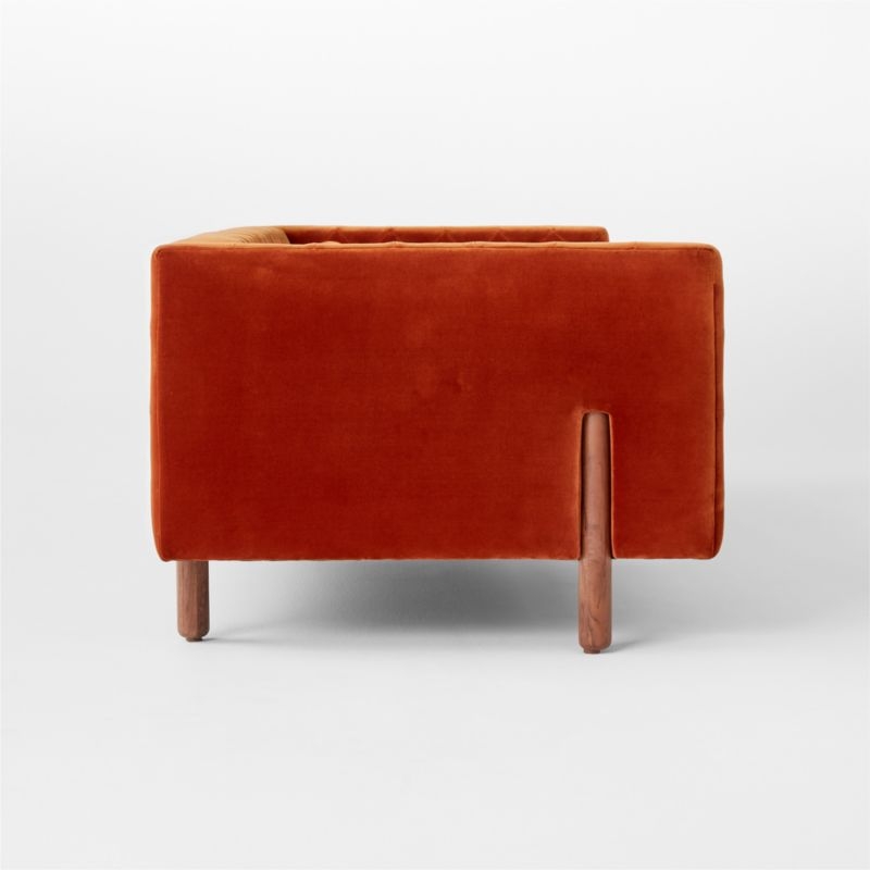 Marconi 81.5" Tufted Sofa Luca Storm - Image 5