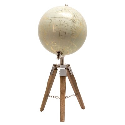 Maderia Globe on Tripod Figurine - Image 0