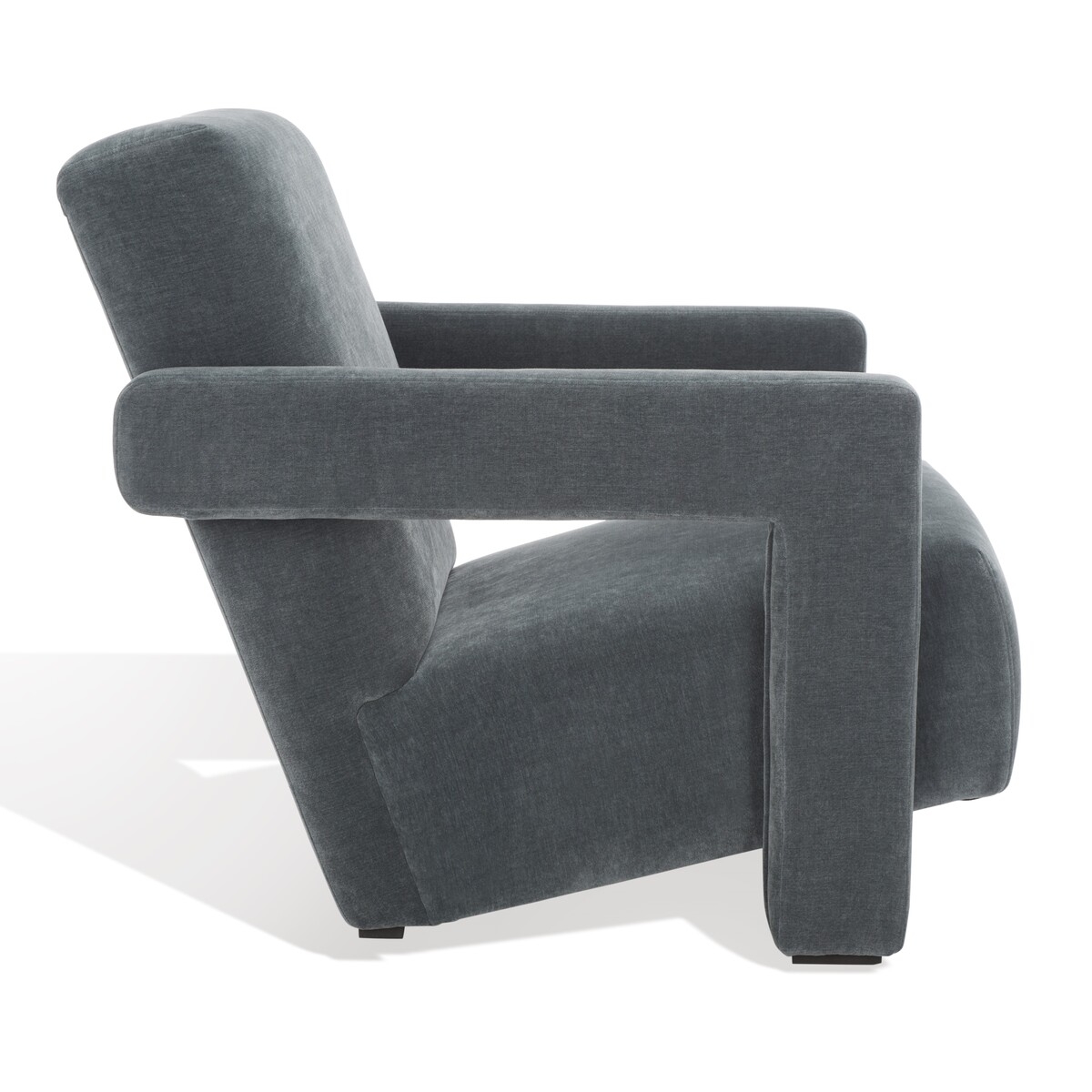 Taylor Modern Velvet Accent Chair - Navy - Image 5