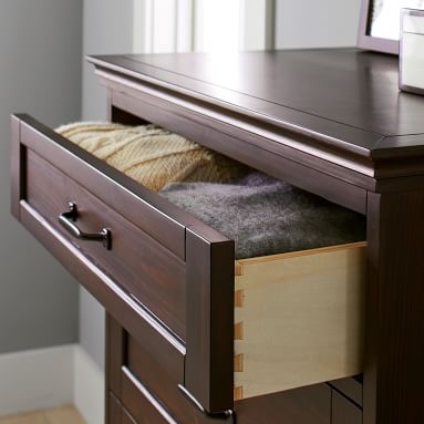 Hampton 5-Drawer Tall Dresser, Dark Espresso - Image 3